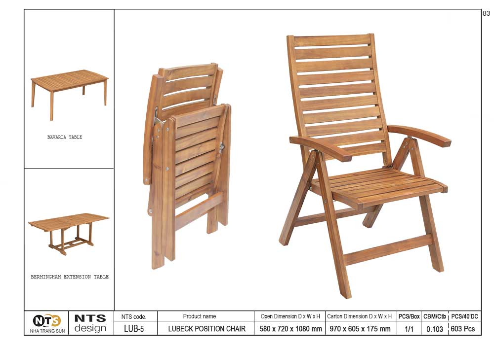 LUBECK POSITION CHAIR