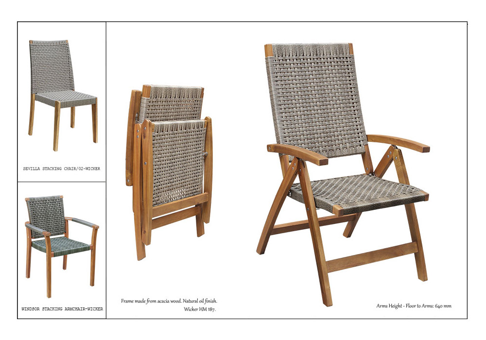 SEVILLA POSITION CHAIR / 03-WICKER